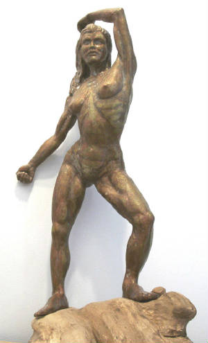 sculptor Rod Patterson's sculpture the WinDancer